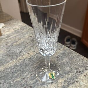 Vintage Waterford Lismore champagne crystal flute